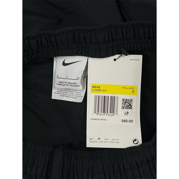 NWT Nike FC Woven Cuff Soccer Training Pants Black Men Sz‎ S - Picture 3 of 6